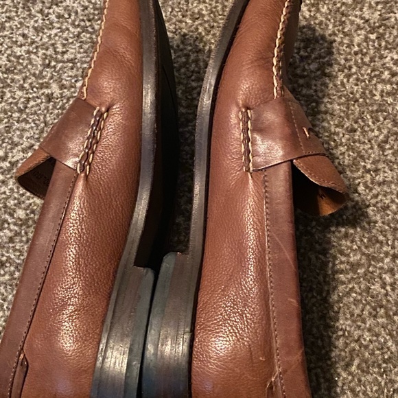 Johnston & Murphy Men’s Brown Leather Penny-loafers Slip on Shoes size 10m - Picture 3 of 11